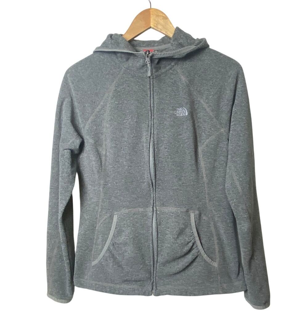 The North Face Gray Full Zip Hoodie Women's Size Large